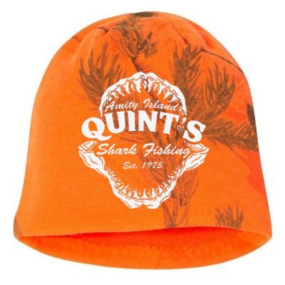 1975 Amity Island Quints Shark Fishing Classic Retro Kati - Camo Knit Beanie