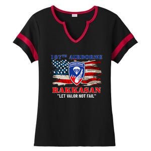 187th Airborne Infantry Regiment Rakkasans Fort Campbell Ladies Halftime Notch Neck Tee