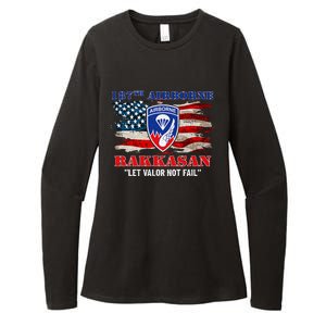 187th Airborne Infantry Regiment Rakkasans Fort Campbell Womens CVC Long Sleeve Shirt