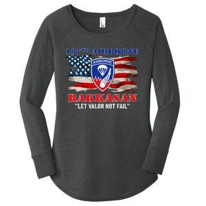 187th Airborne Infantry Regiment Rakkasans Fort Campbell Women's Perfect Tri Tunic Long Sleeve Shirt