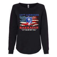 187th Airborne Infantry Regiment Rakkasans Fort Campbell Womens California Wash Sweatshirt