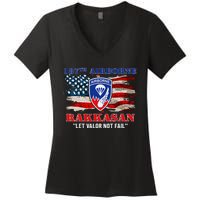 187th Airborne Infantry Regiment Rakkasans Fort Campbell Women's V-Neck T-Shirt