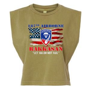 187th Airborne Infantry Regiment Rakkasans Fort Campbell Garment-Dyed Women's Muscle Tee