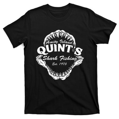 1975 Amity Island Quint's Shark Fishing Classic Retro T-Shirt