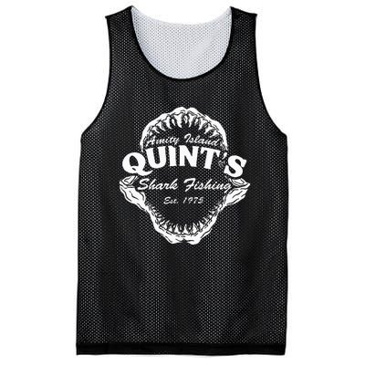 1975 Amity Island Quint's Shark Fishing Classic Retro Mesh Reversible Basketball Jersey Tank