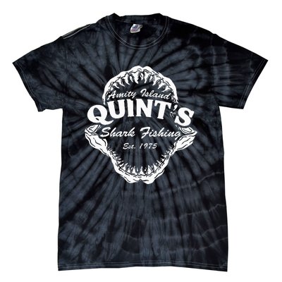 1975 Amity Island Quint's Shark Fishing Classic Retro Tie-Dye T-Shirt