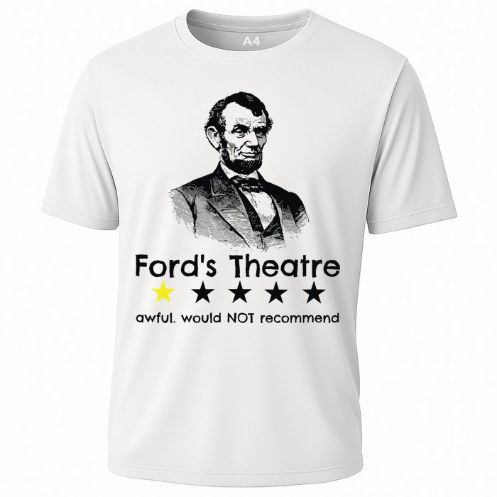 1star Abraham Lincoln Fords Theater Would Not Recommend Cooling Performance Crew T-Shirt