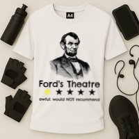 1star Abraham Lincoln Fords Theater Would Not Recommend Cooling Performance Crew T-Shirt
