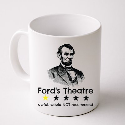 1star Abraham Lincoln Fords Theater Would Not Recommend Mug