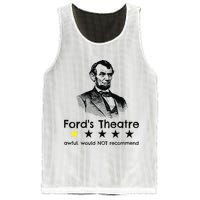 1star Abraham Lincoln Fords Theater Would Not Recommend Mesh Reversible Basketball Jersey Tank