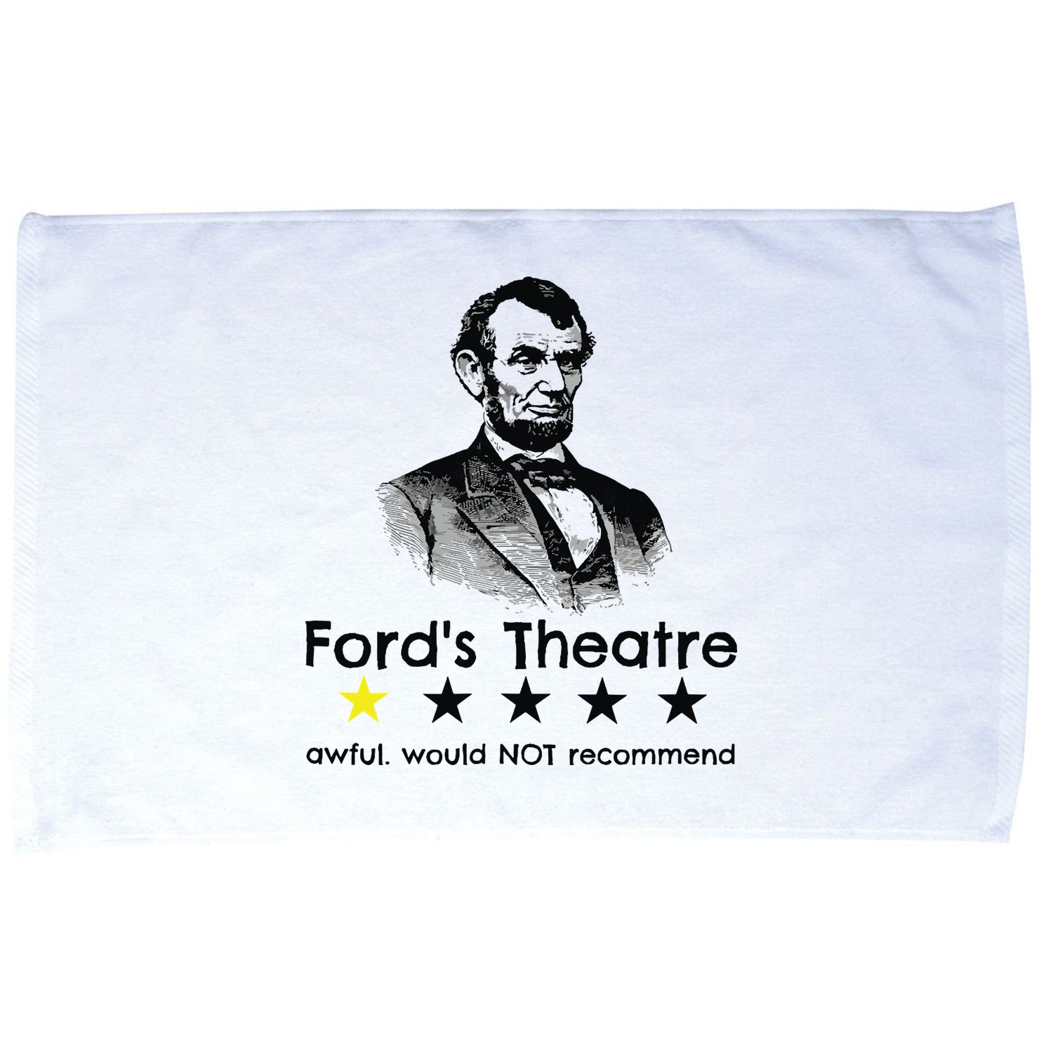 1star Abraham Lincoln Fords Theater Would Not Recommend Microfiber Hand Towel