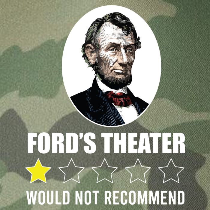 1star Abraham Lincoln Fords Theater Would Not Recommend Legacy Tie Dye Trucker Hat