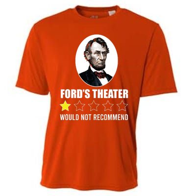 1star Abraham Lincoln Fords Theater Would Not Recommend Cooling Performance Crew T-Shirt