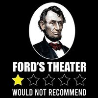1star Abraham Lincoln Fords Theater Would Not Recommend Cooling Performance Crew T-Shirt