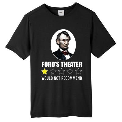 1star Abraham Lincoln Fords Theater Would Not Recommend Tall Fusion ChromaSoft Performance T-Shirt