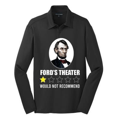 1star Abraham Lincoln Fords Theater Would Not Recommend Silk Touch Performance Long Sleeve Polo