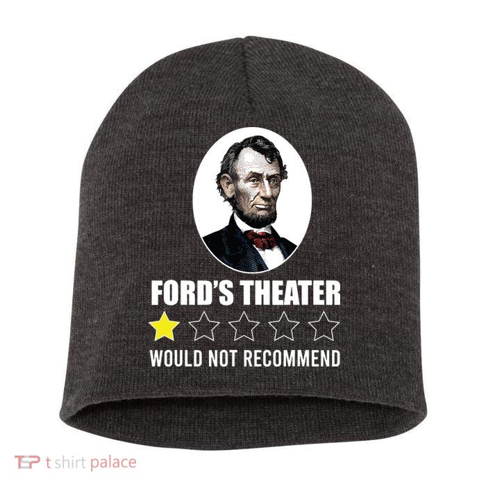 1star Abraham Lincoln Fords Theater Would Not Recommend Short Acrylic Beanie