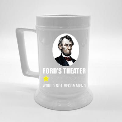 1star Abraham Lincoln Fords Theater Would Not Recommend Beer Stein