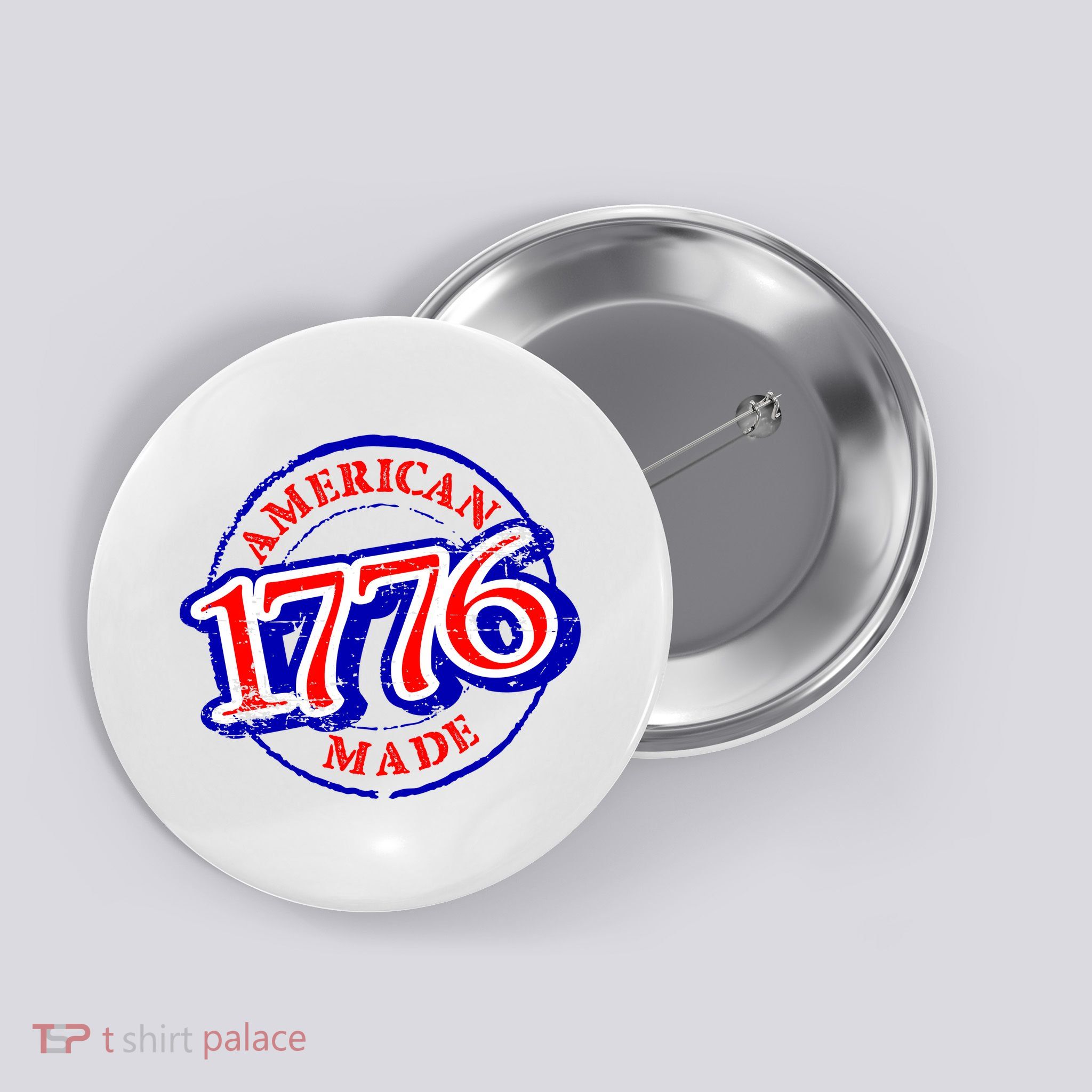 1776 American Made Button