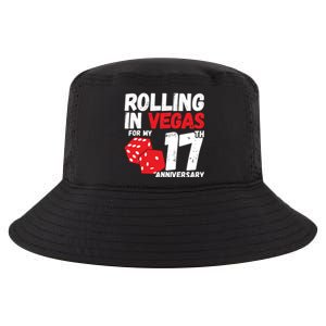 17Th Anniversary Married 17 Years Vegas Anniversary Trip Cute Gift Cool Comfort Performance Bucket Hat