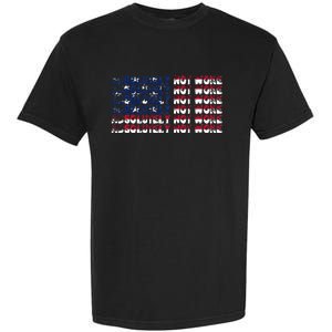 100 Absolutely Not Woke Anti Woke USA Flag Free Speech Garment-Dyed Heavyweight T-Shirt