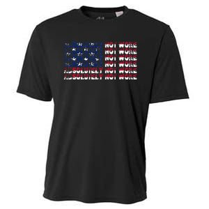 100 Absolutely Not Woke Anti Woke USA Flag Free Speech Cooling Performance Crew T-Shirt