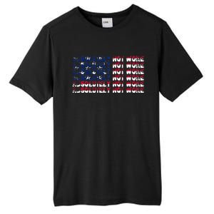 100 Absolutely Not Woke Anti Woke USA Flag Free Speech Tall Fusion ChromaSoft Performance T-Shirt