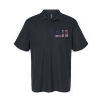 100 Absolutely Not Woke Anti Woke USA Flag Free Speech Softstyle Adult Sport Polo