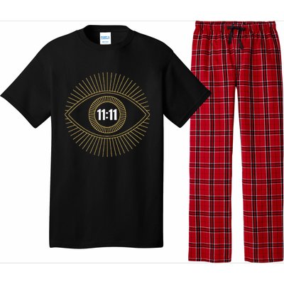 1111 Angel Number Numerology Synchronicity Manifestation Pajama Set