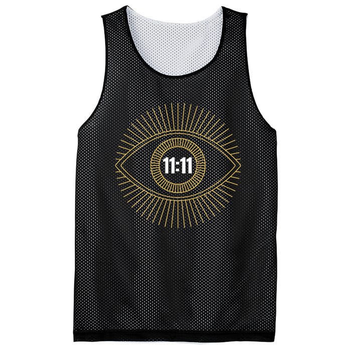 1111 Angel Number Numerology Synchronicity Manifestation Mesh Reversible Basketball Jersey Tank