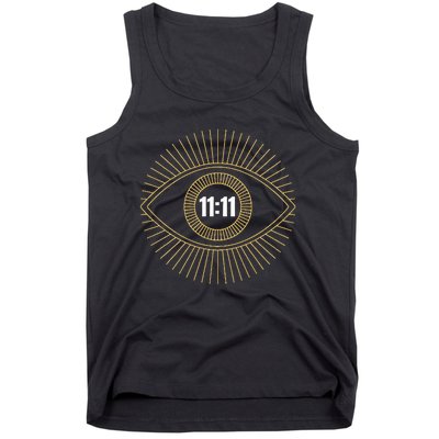 1111 Angel Number Numerology Synchronicity Manifestation Tank Top