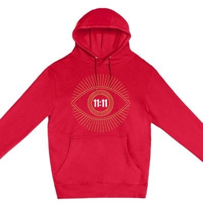 1111 Angel Number Numerology Synchronicity Manifestation Premium Pullover Hoodie