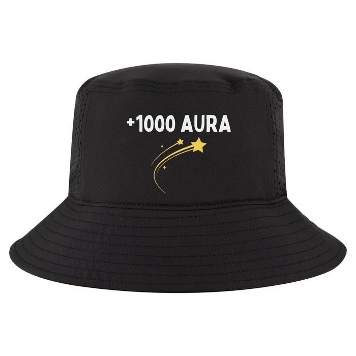 1000 Aura Plus 1000 Aura Points Meme Humor Cool Comfort Performance Bucket Hat