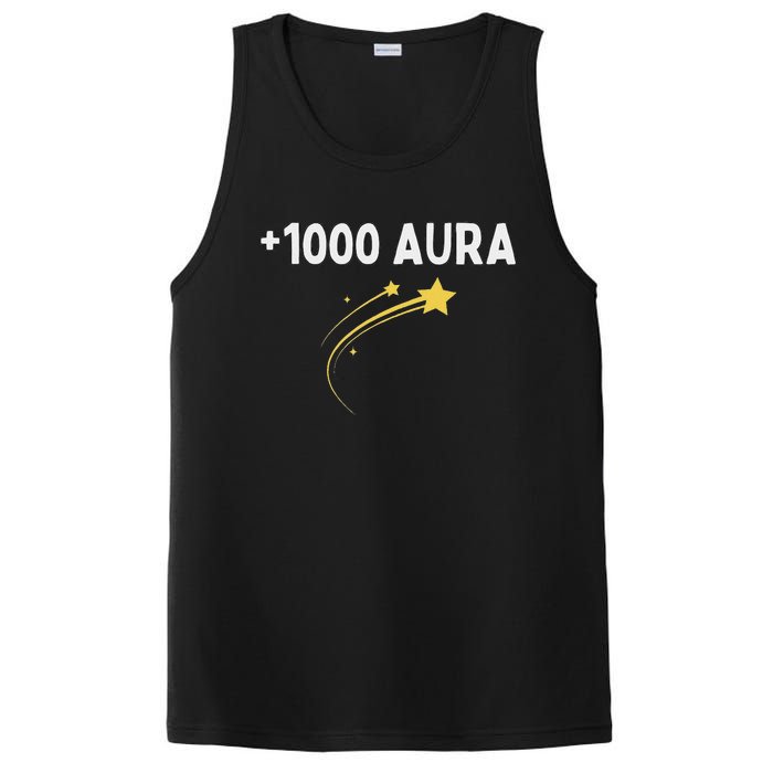 1000 Aura Plus 1000 Aura Points Meme Humor PosiCharge Competitor Tank