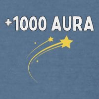 1000 Aura Plus 1000 Aura Points Meme Humor Garment-Dyed Sweatshirt
