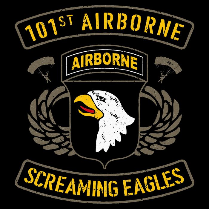 101st Airborne Paratrooper Army Veteran Vintage Sustainable Beanie