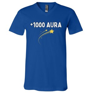 1000 Aura Plus 1000 Aura Points V-Neck T-Shirt