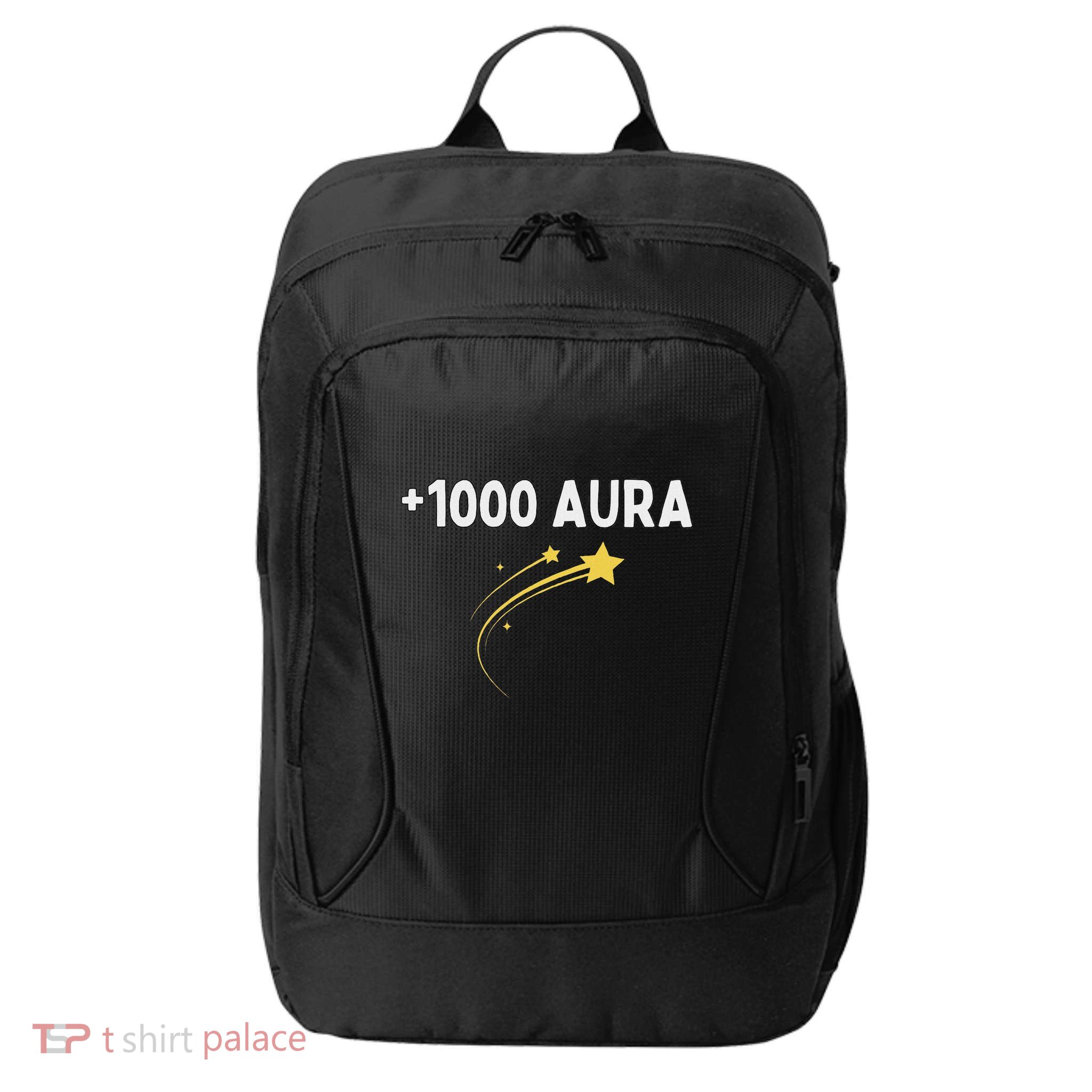 1000 Aura Plus 1000 Aura Points Meme Humor City Backpack