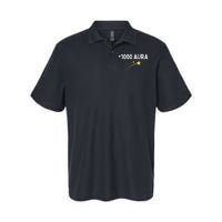 1000 Aura Plus 1000 Aura Points Meme Humor Softstyle Adult Sport Polo