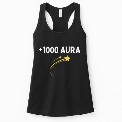 1000 Aura Plus 1000 Aura Points Meme Humor Womens Tank Top