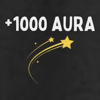 1000 Aura Plus 1000 Aura Points Meme Humor Golf Towel