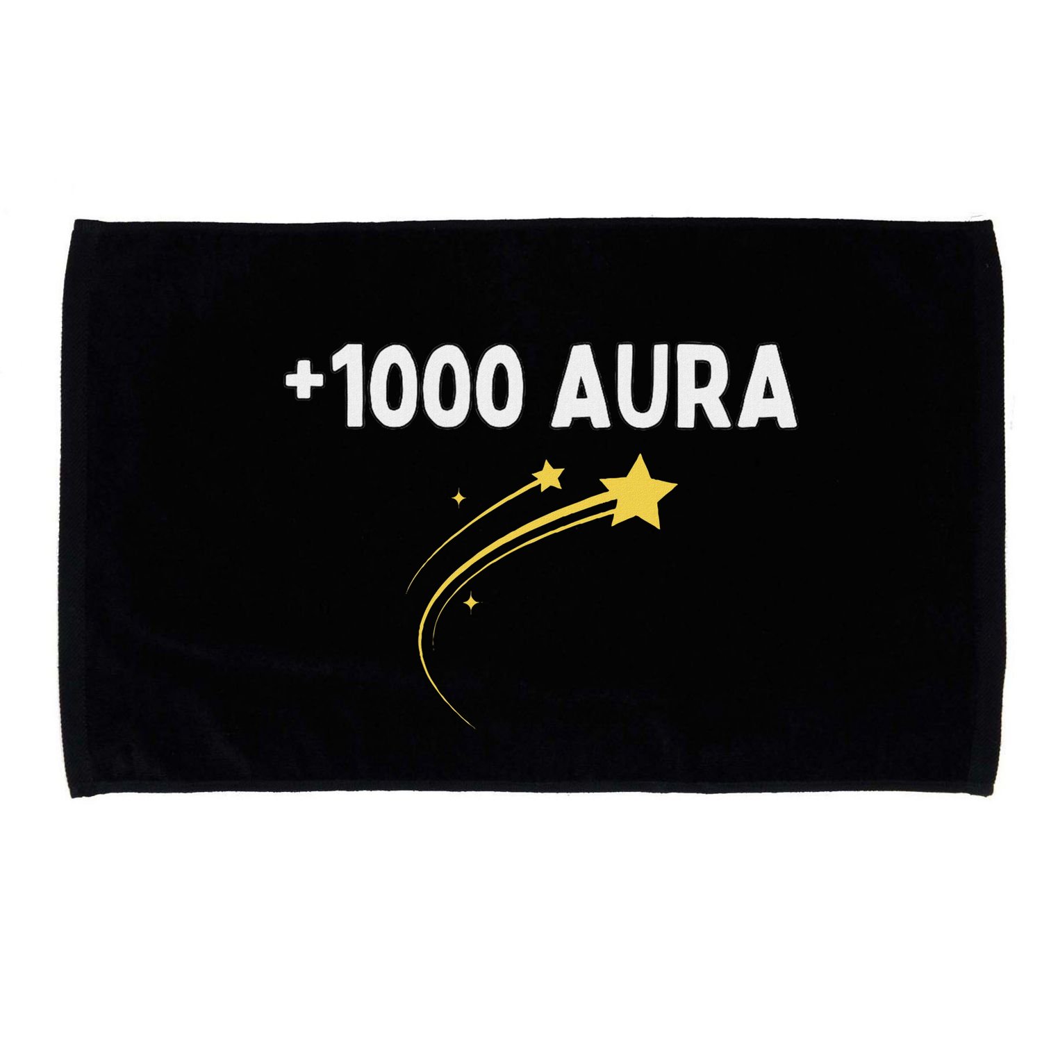 1000 Aura Plus 1000 Aura Points Meme Humor Microfiber Hand Towel