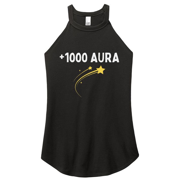 1000 Aura Plus 1000 Aura Points Meme Humor Women's Perfect Tri Rocker Tank