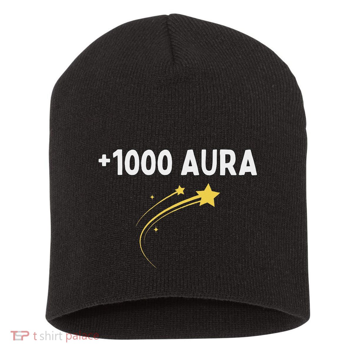 1000 Aura Plus 1000 Aura Points Meme Humor Short Acrylic Beanie