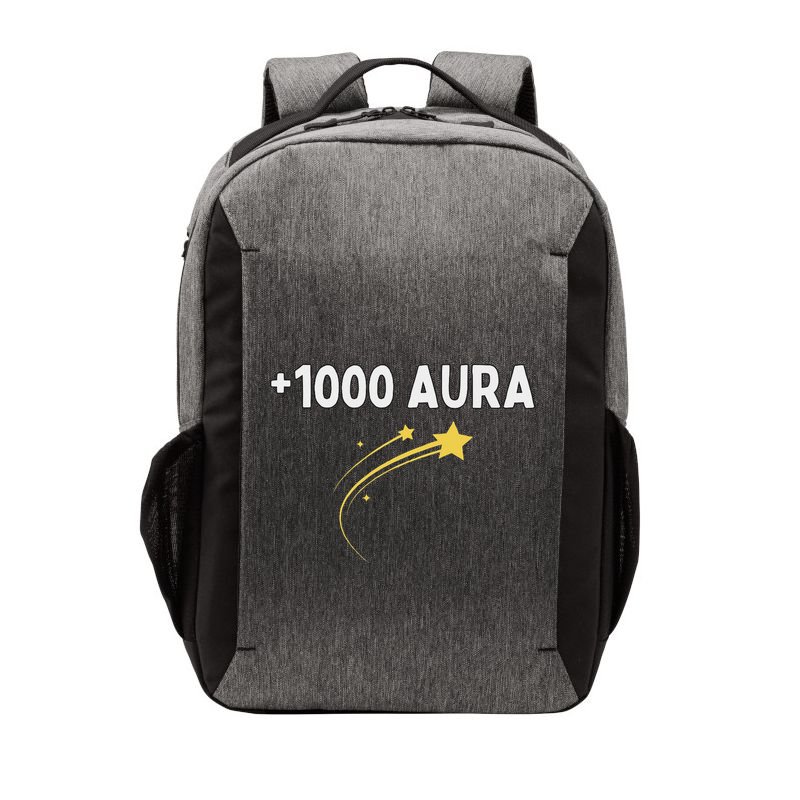1000 Aura Plus 1000 Aura Points Meme Humor Vector Backpack