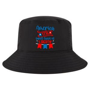 1776 America Sweet Land Of Liberty 4th Of July Patriotic Gift Cool Comfort Performance Bucket Hat