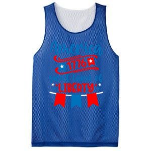 1776 America Sweet Land Of Liberty 4th Of July Patriotic Gift Mesh Reversible Basketball Jersey Tank