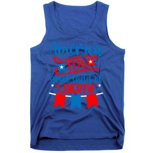 1776 America Sweet Land Of Liberty 4th Of July Patriotic Gift Tank Top