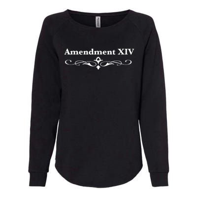 14TH Amendment USA Constitution Womens California Wash Sweatshirt