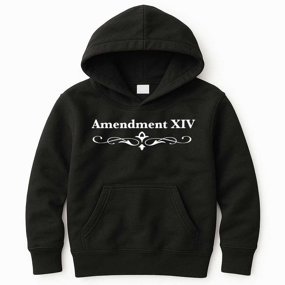 14TH Amendment USA Constitution Kids Hoodie